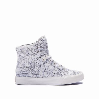 Női Supra SKYTOP Magasszárú Cipő HU645809 Fehér